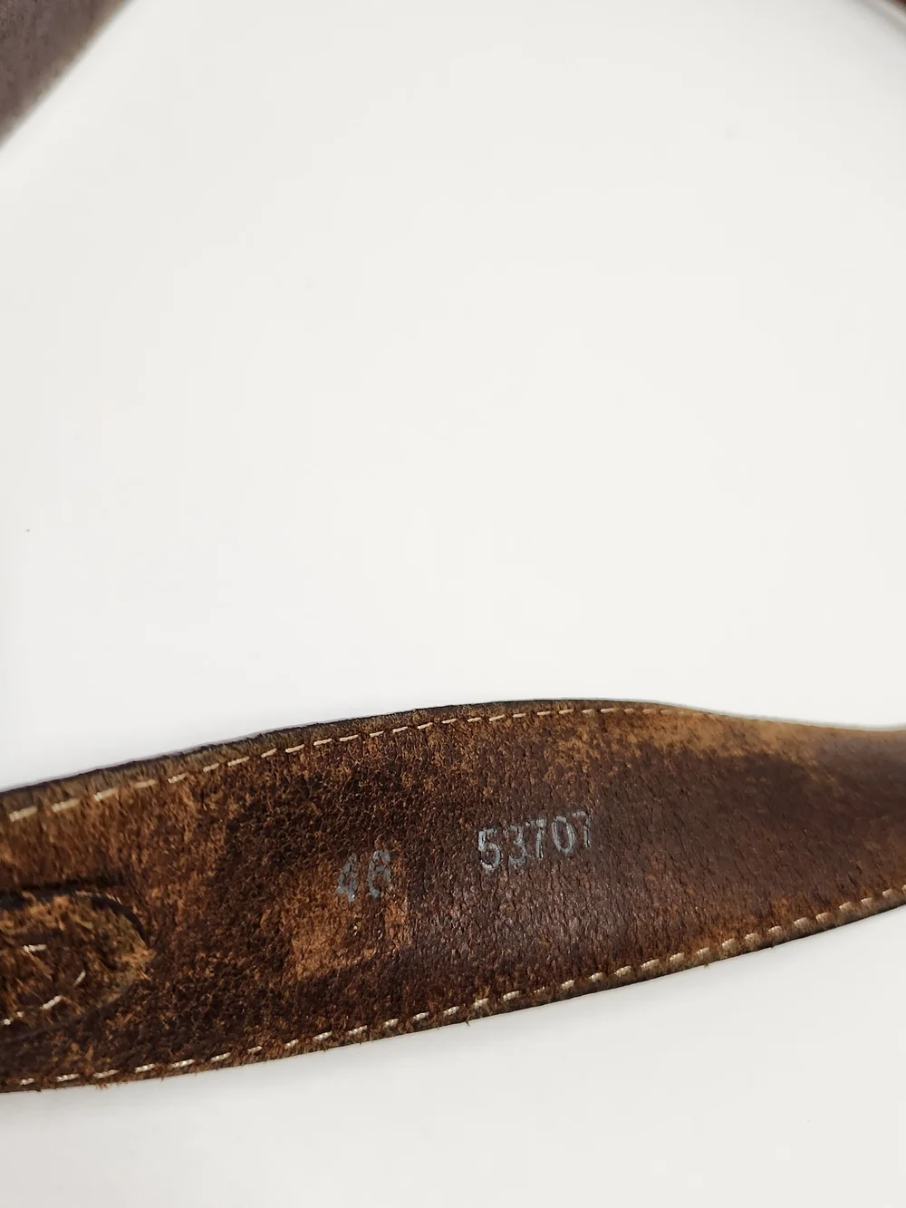 Men's Leather Belt with Silver Western Buckle Silver Creek